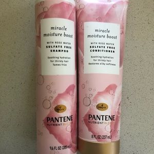 Pantene nutrient blends moisture boost rose water